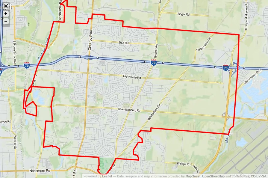 Area Map | Huber Heights Chamber of Commerce | Huber Heights, Ohio