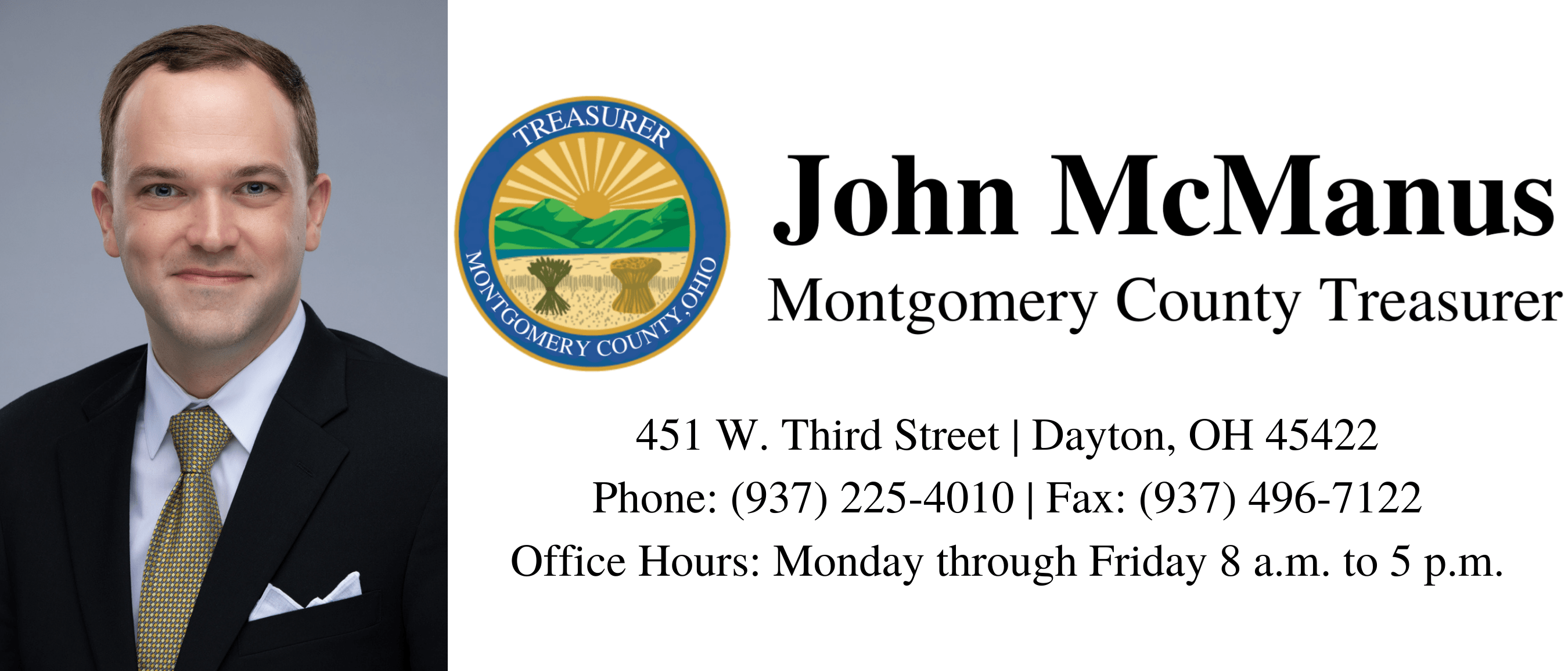 Chamber’s Speaker Series – John McManus Montgomery County Treasurer