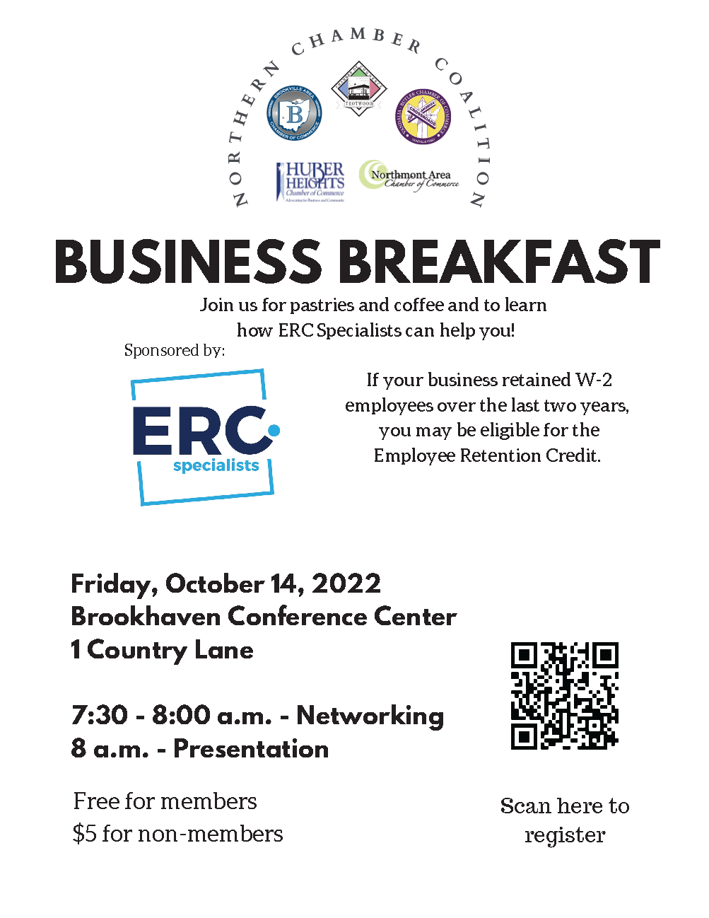 Northern Chamber Coalition – Business Breakfast