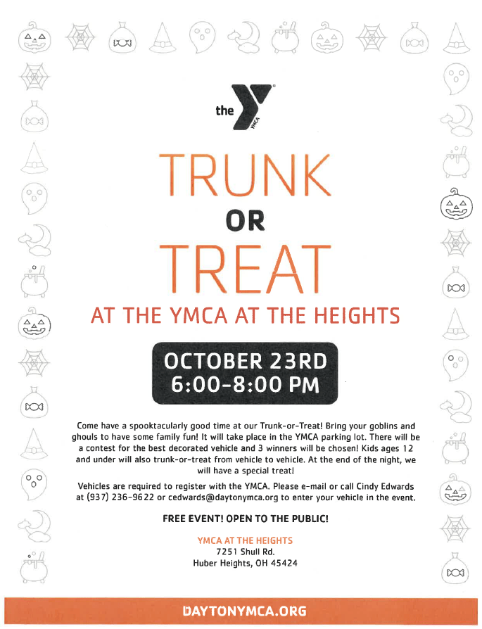 Trunk or Treat at the YMCA at the Heights